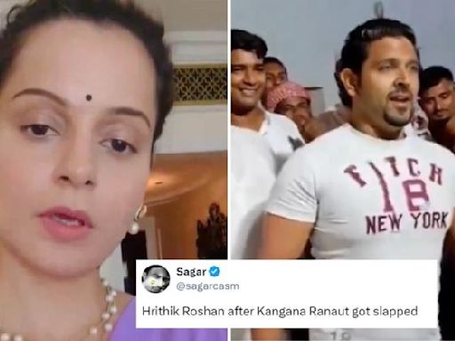 Internet explodes with Hrithik Roshan memes after Kangana Ranaut gets slapped at Chandigarh airpot