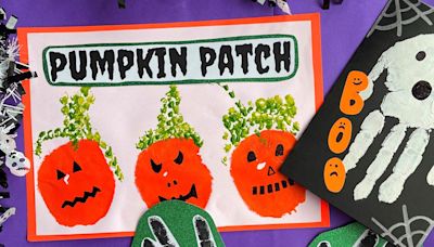 Try out frightfully fun ideas for Halloween handprint crafts