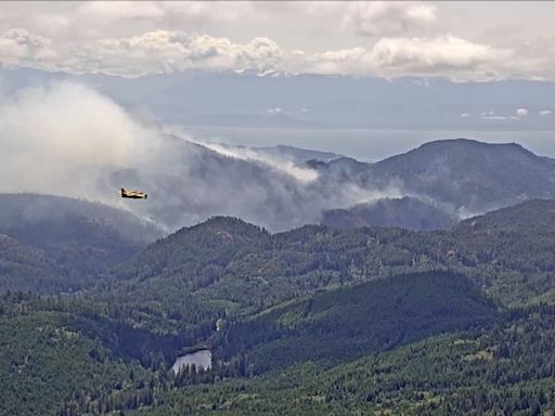 Old Man Lake wildfire near Sooke grows to 188 hectares