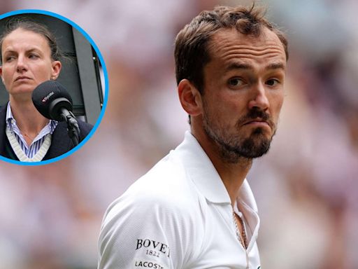 Daniil Medvedev ‘was lucky not to be defaulted’ after ‘he dropped three f-bombs in a row at the umpire’