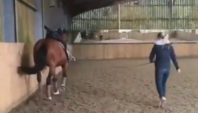 Olympian Charlotte Dujardin loses funding and charity role after horse whipping video