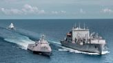 Navy ships meet up with Dutch frigate for rare training in South China Sea