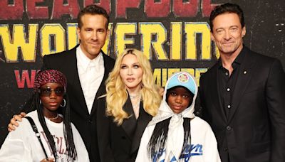 Madonna mit Töchtern bei Premiere von "Deadpool & Wolverine"