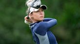 Nelly Korda ends weather-delayed third round at Chevron Championship one shot off lead