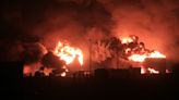 Firefighters struggle with blaze at Yemen's Hodeida port after Israeli strike