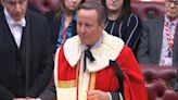 Lord Cameron takes dig at Boris Johnson in maiden speech in House of Lords