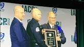 Dayton officer shot in head last year receives national honor