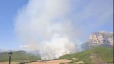 El incendio de El Pueyo de Araguás avanza y desalojan a 37 personas de Torrelisa, Araguás y San Lorién