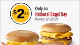 Warm up those taste buds. National Bagel Day is coming. Here's where you can find deals