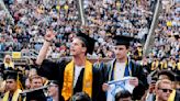 Small anti-war protest ruffles University of Michigan graduation ceremony