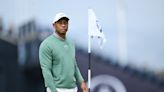 Tiger preps for Open with 18-hole practice round