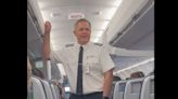‘We’re gonna give you a good ride’: Pilot visits cabin to offer free drinks as apology for flight delay