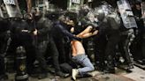 Police in Georgia use tear gas, water cannons to disperse protest against so-called 'Russian law'