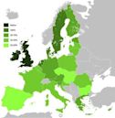 English language in Europe