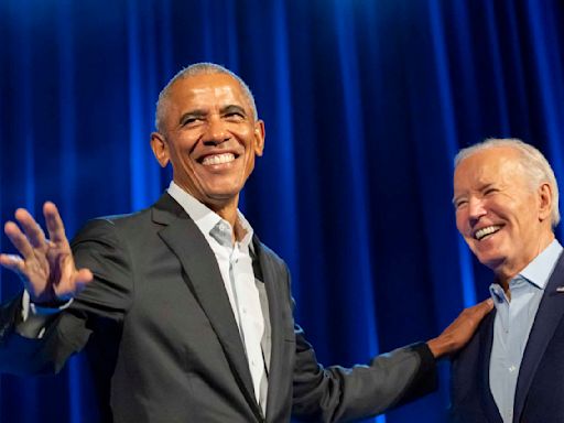 Obama, Clinton and big-name entertainers help Biden raise a record $26 million for his reelection