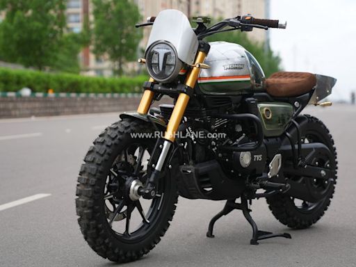 TVS Ronin Parakram Unveiled - Custom Kargil Edition Motorcycle