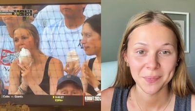 TikToker slams ESPN for filming her eating ice cream after ‘creeps’ compare her to ‘Hawk Tuah Girl’