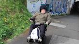 Hunt for mobility scooter rider after ‘cyclist who overtook man was rammed and pinned to fence’