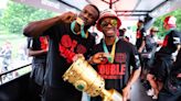 Nigeria's striker trio end European season in style