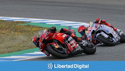 Márquez roza la gloria en una batalla épica frente a Bagnaia