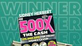 Jacksonville man claims $1 million prize from 500X THE CASH scratch-off game