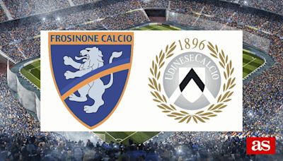 Frosinone vs Udinese: estadísticas previas y datos en directo | Serie A 2023/2024