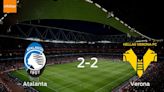 Reparto de puntos entre Atalanta y Hellas Verona 2-2