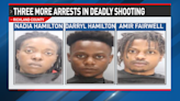 Three arrested in connection to Angel Garden Way shooting in April