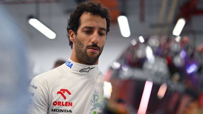 Eight-time F1 race winner Daniel Ricciardo leaves RB, replaced by Liam Lawson