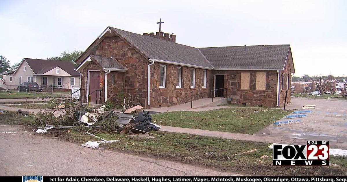 Barnsdall St. Mary's Catholic Church holding Sunday Mass during tornado relief