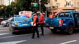 Un taxista atropelló y mató a un peatón en la avenida 9 de Julio