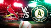 Cardinals vs Athletics prediction, odds, pick, how to watch