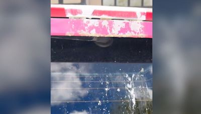 Katie Price reveals vandals ‘threw acid’ on pink Range Rover parked at Mucky Mansion