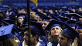 UK graduation runs smoothly. No mention of war in Palestine.