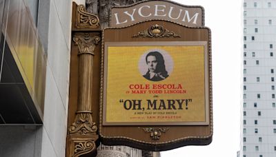 Up on the Marquee: OH, MARY!
