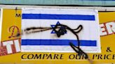 Israeli flag defaced at same Monsey service center where previous flag was stolen