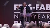 Moment David Lammy dashes off stage as speech interrupted by pro-Palestine activists