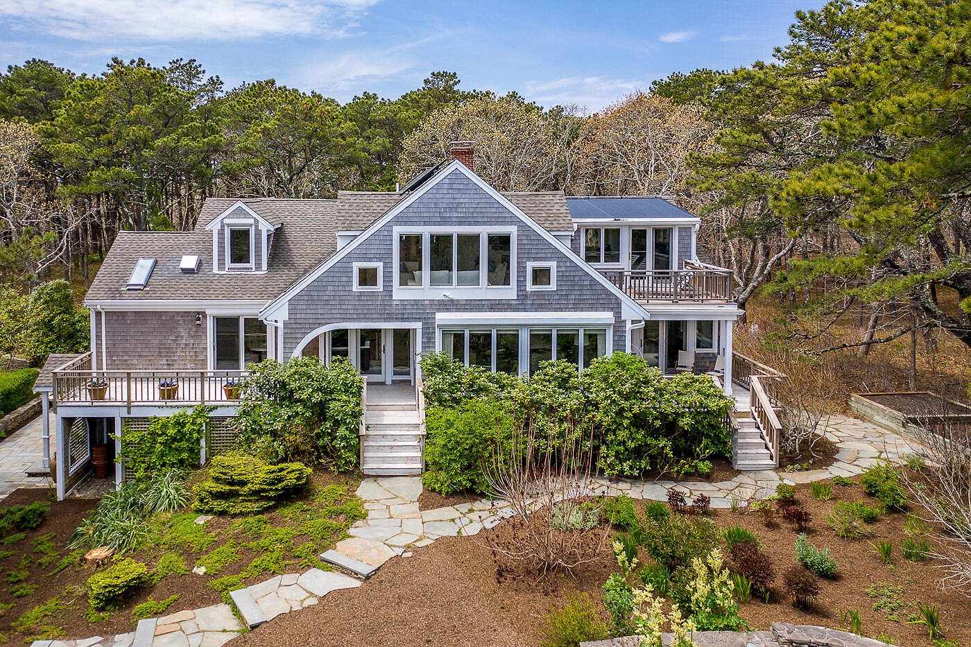 Seashore gem: Walk to the Beachcomber from this luxurious Wellfleet home