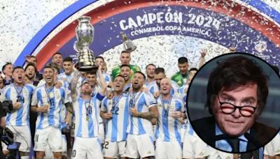 Milei sobre a vitória da Argentina: "Adoraria convidar os campeões para a Casa Rosada"