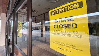 Hudson's Bay store in Winnipeg's Polo Park closed temporarily due to what chain calls strain on cooling system | CBC News