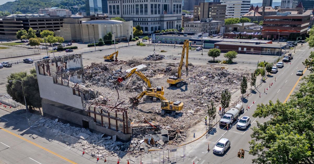 CASCI no more: Demolition complete of iconic building on Kanawha Boulevard