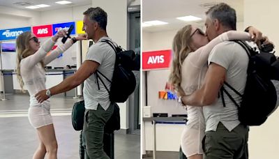 Mauricio Umansky Kisses Mystery Woman at Airport Year After Kyle Richards Split