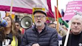 Anti-racism protest held outside Home Office in support of Diane Abbott