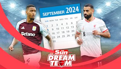 Which teams have the most favourable fixtures in September?