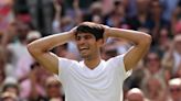 Wimbledon men's final: Carlos Alcaraz defeats Novak Djokovic in straight sets to claim second straight title