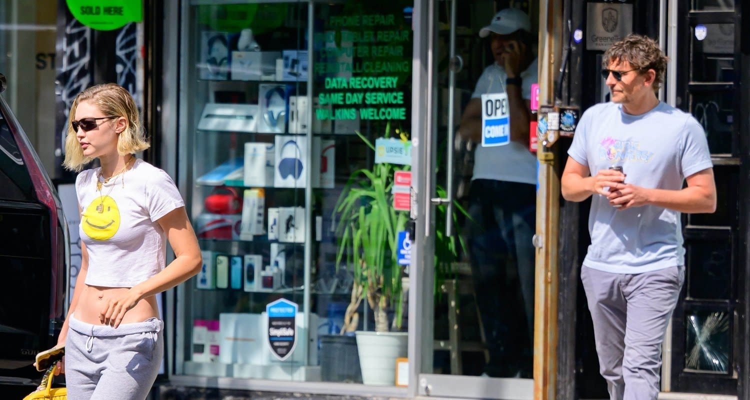 Gigi Hadid Shows Off Her Toned Tummy While Running Errands with Boyfriend Bradley Cooper