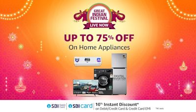 Amazon Great Indian Festival: Up to 75% off on the best TVs, ACs and more