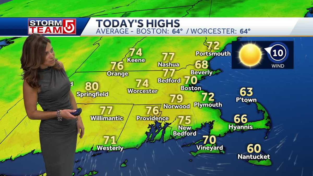 Video: Where temps could reach 80 today