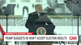 Trump suggests he won’t accept 2024 election results | CNN Politics