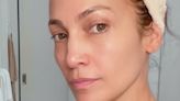 Jennifer Lopez poses makeup free in lingerie before birthday